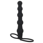 Silicone Beaded Double Rider in Black