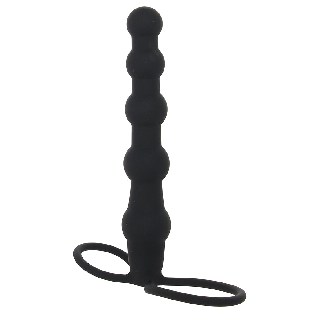 Silicone Beaded Double Rider in Black