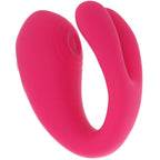 Vive Yoko Triple-Action Dual Prong Vibe in Pink