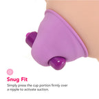 Fantasy For Her Vibrating Nipple Suck-Hers in Purple