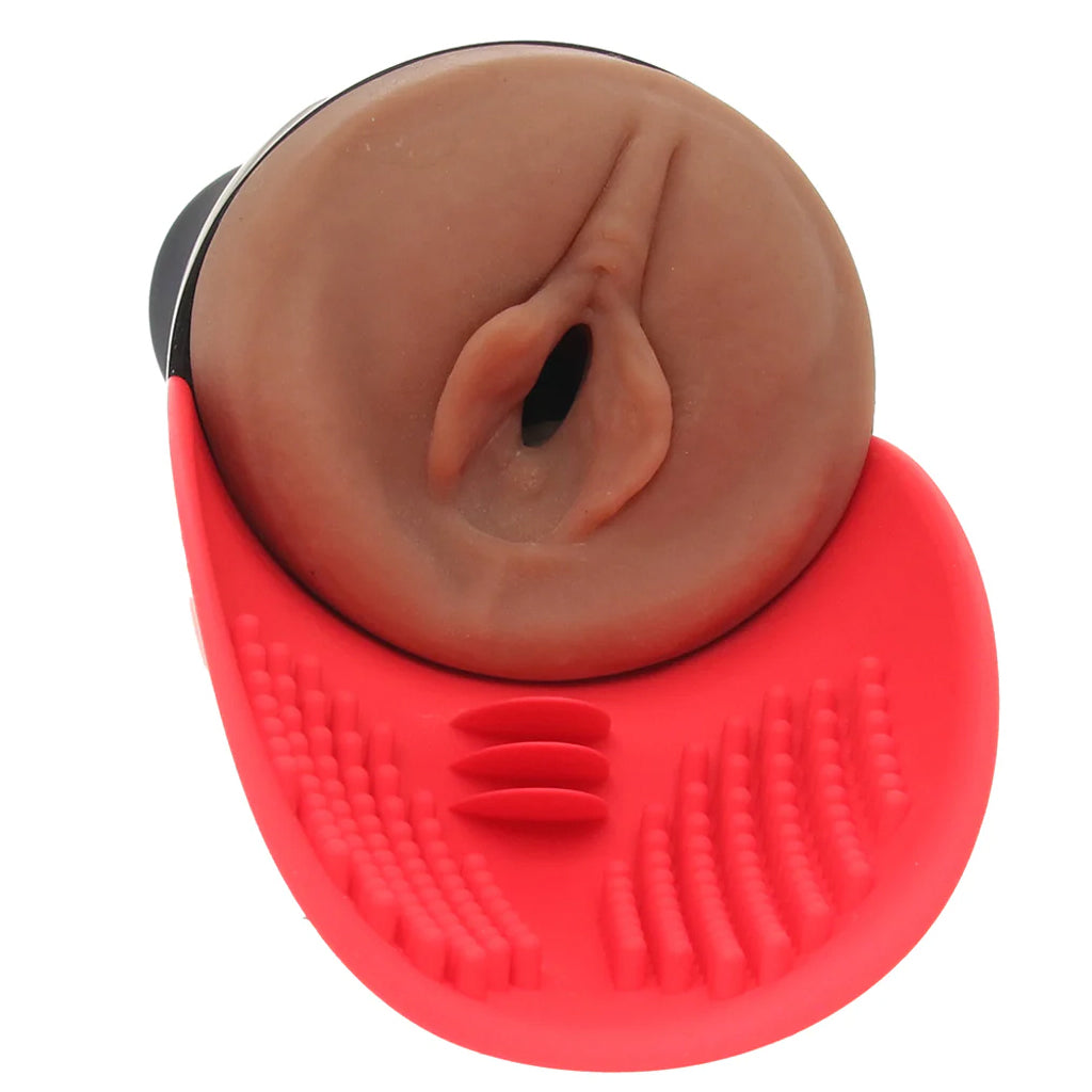 PDX Elite Fap-O-Matic Pro XL Suction Stroker in Brown