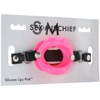 Silicone Lips Gag in Pink