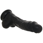 Large Silicone Colours Dildo in Black