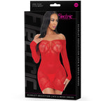 Scarlet Seduction Lace & Mesh Dress