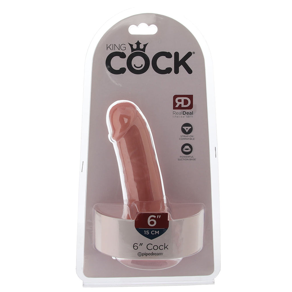 King Cock 6 Inch Dildo in Flesh