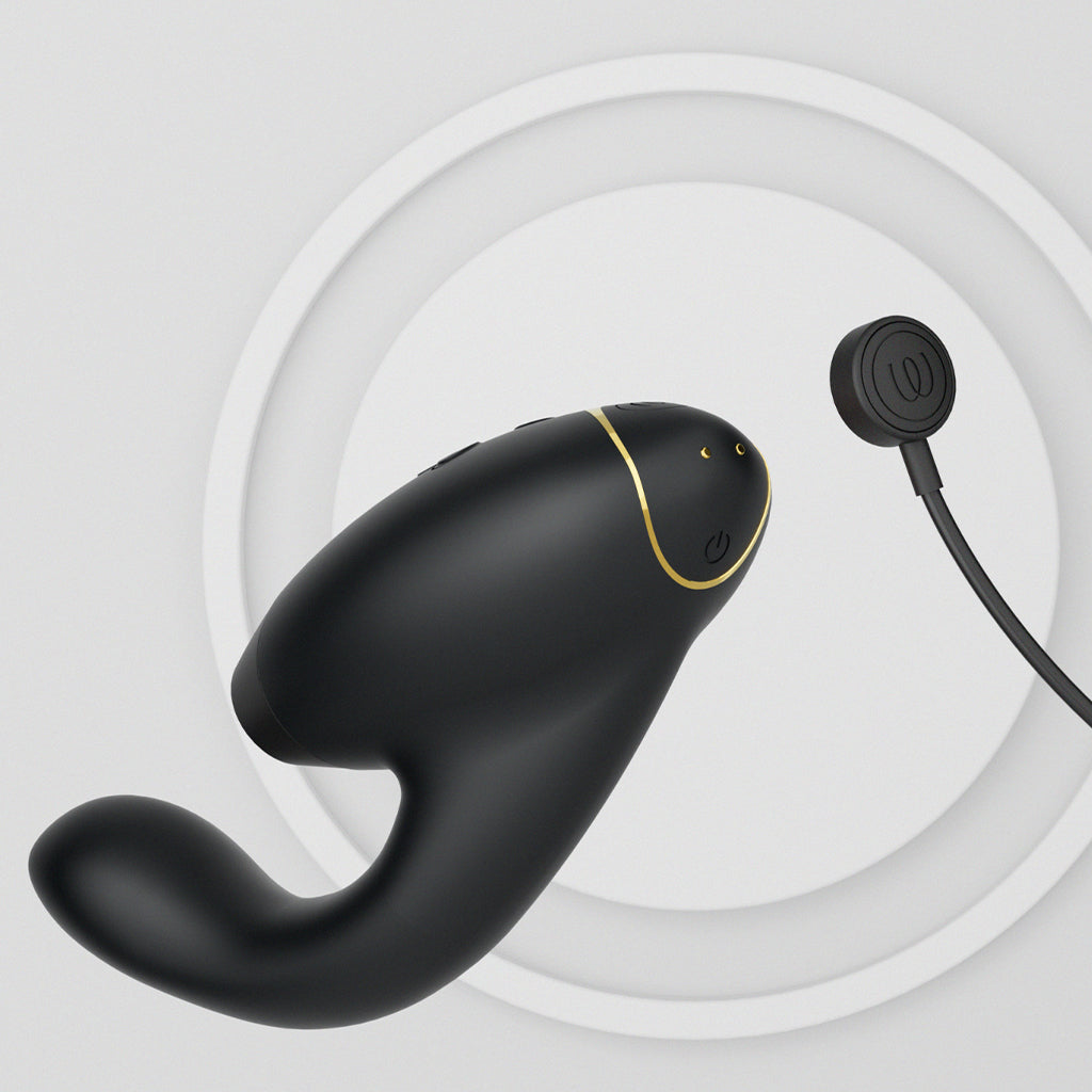 Womanizer Duo 2 Clitoral & G-Spot Stimulator in Black