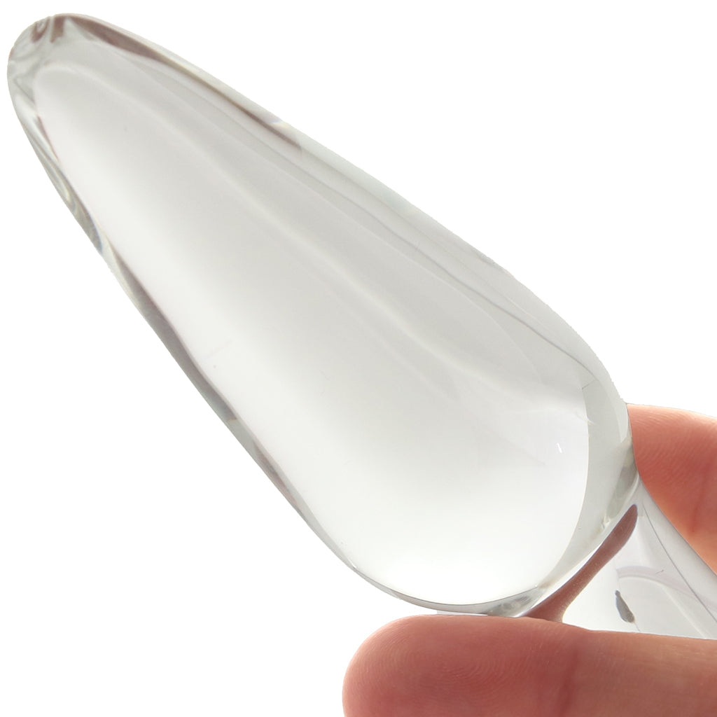 Clarity Utopian Floret Glass Butt Plug