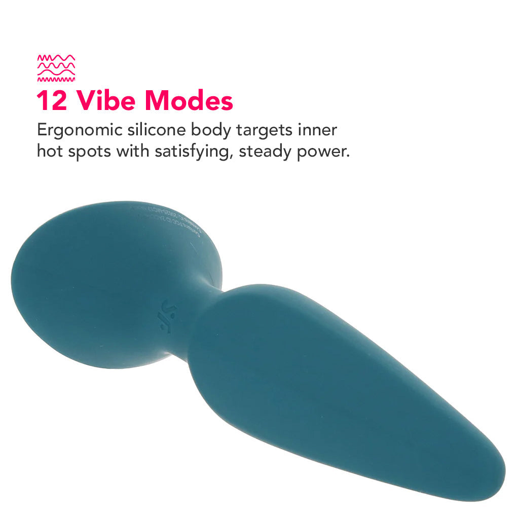 Satisfyer Plug-ilicious 1 Anal Vibe in Petrol
