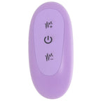 Colours 6 Inch Ribbed Remote Vibe in Purple