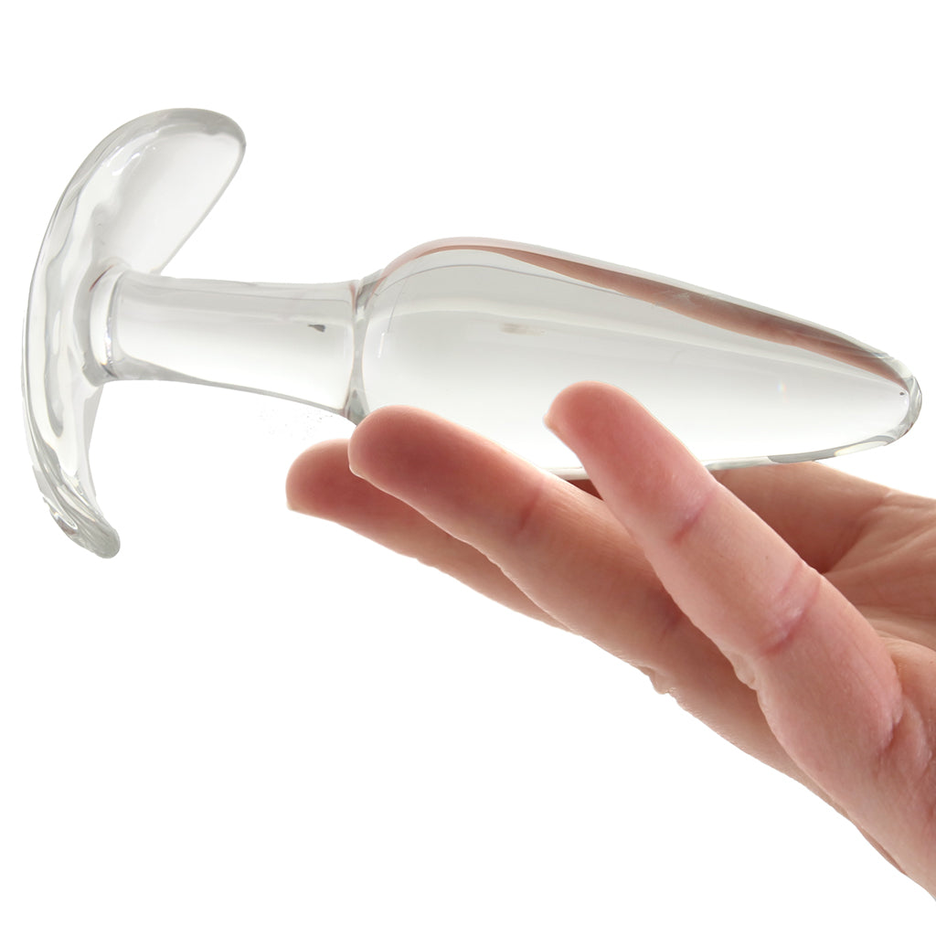 Clarity Utopian Floret Glass Butt Plug