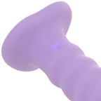 Colours 6 Inch Ribbed Remote Vibe in Purple