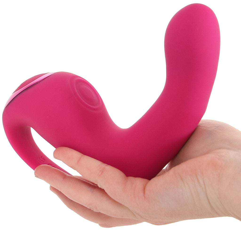 Riko Triple Thumping Finger Motion Vibe in Pink