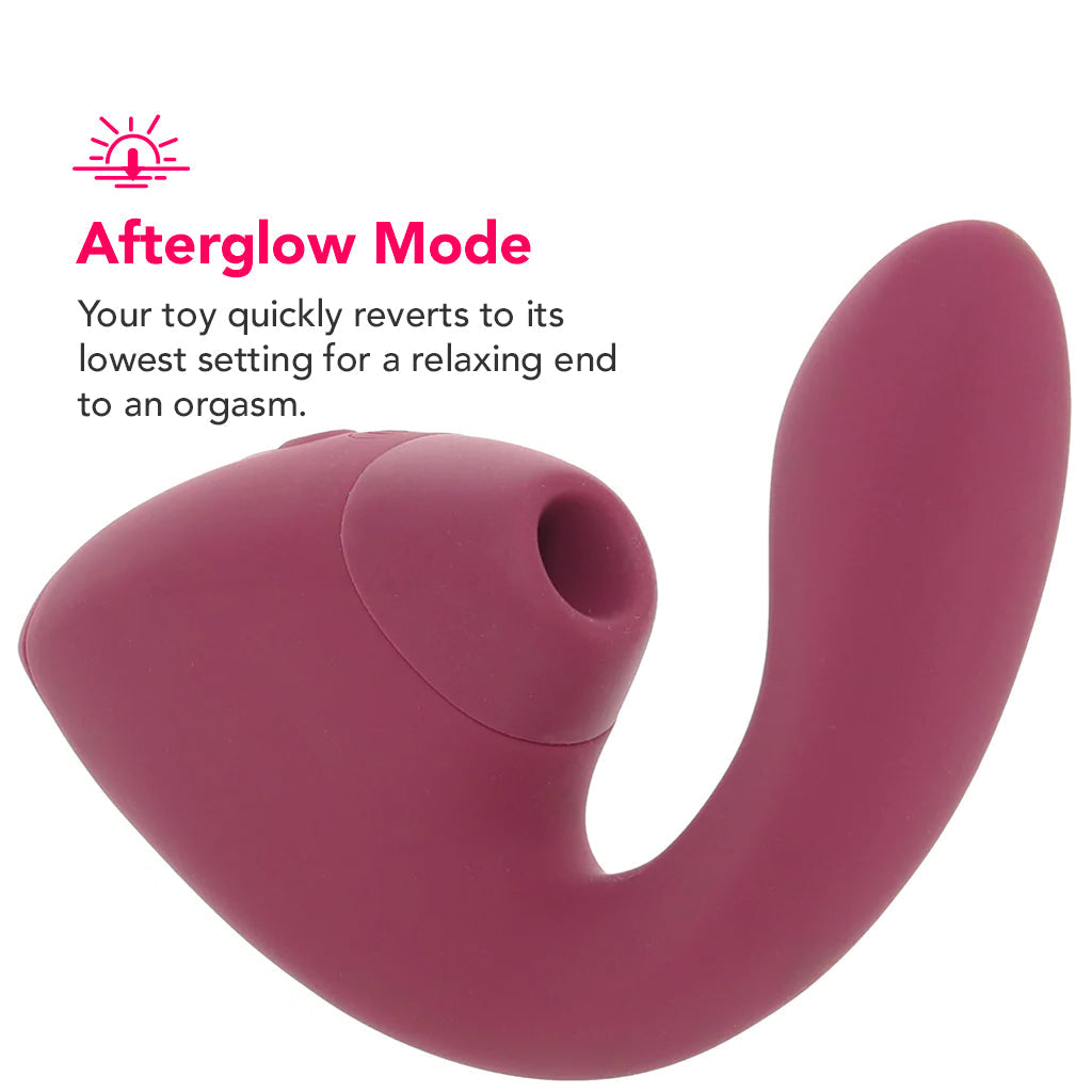 Womanizer Next Duo Clitoral Suction & G-Spot Vibe in Pink