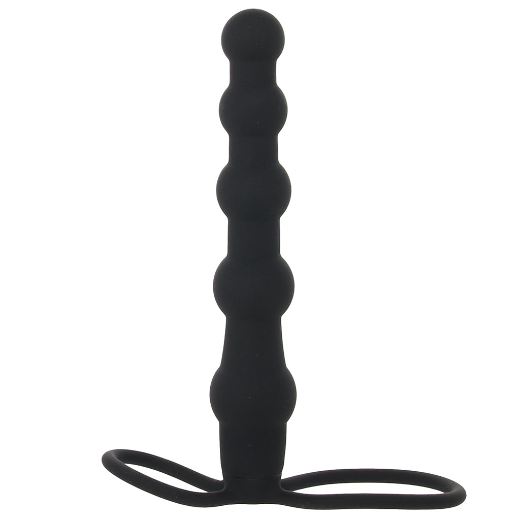 Silicone Beaded Double Rider in Black
