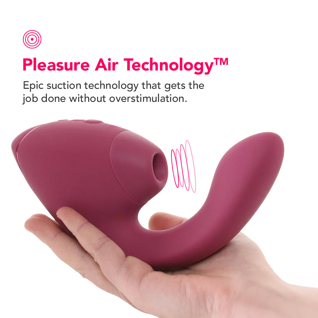 Womanizer Next Duo Clitoral Suction & G-Spot Vibe in Pink