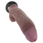 Real Feel Deluxe 8 Inch Vibrating Wall Banger Dildo in Tan