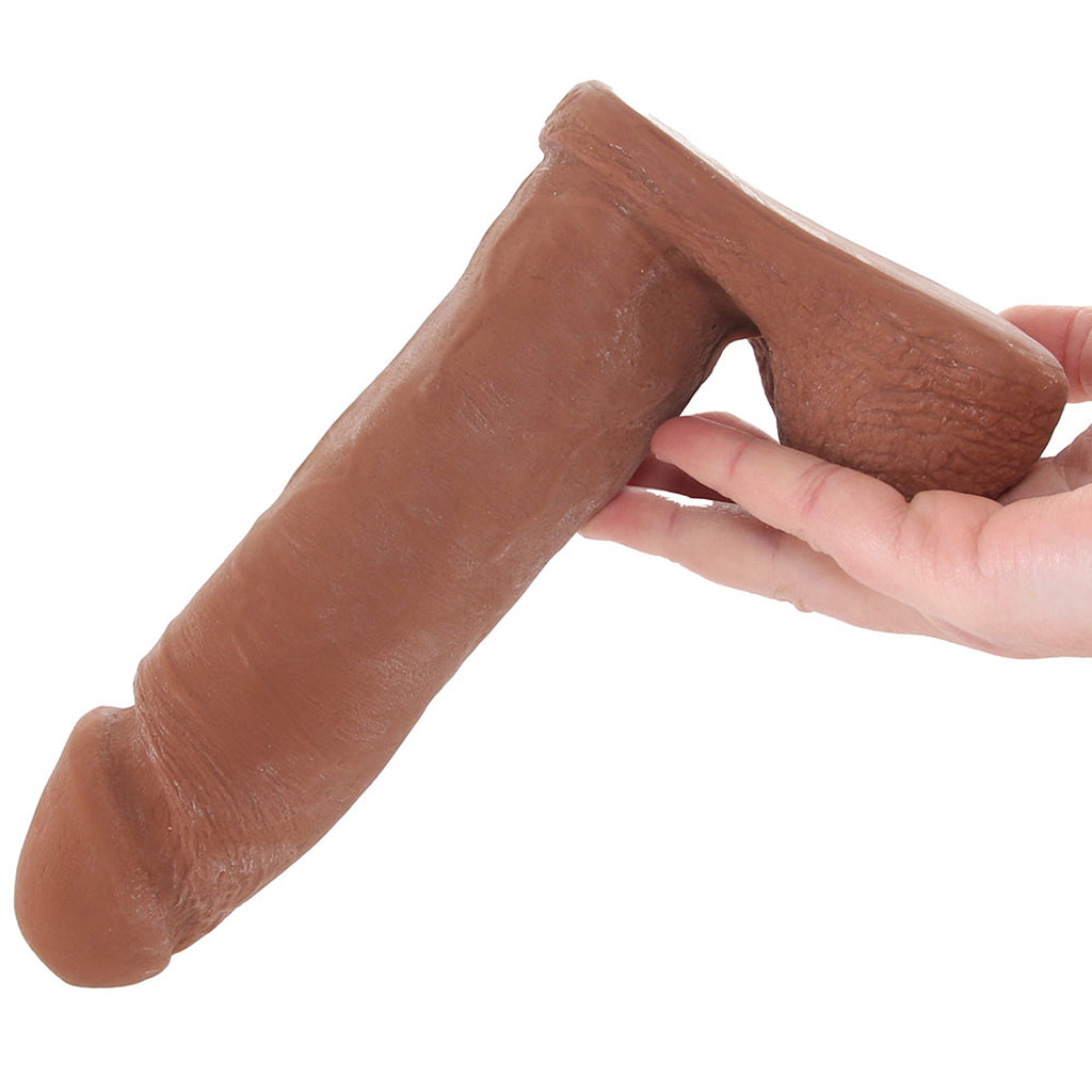 8 Inch ULTRASKYN Vac-U-Lock Cock in Brown