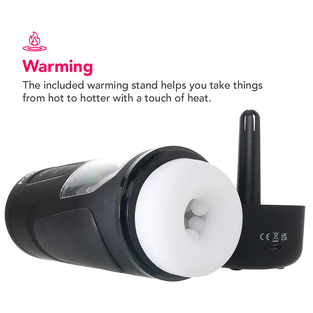 PDX Elite Milk Me Hotter Auto Stroker with Heating Base