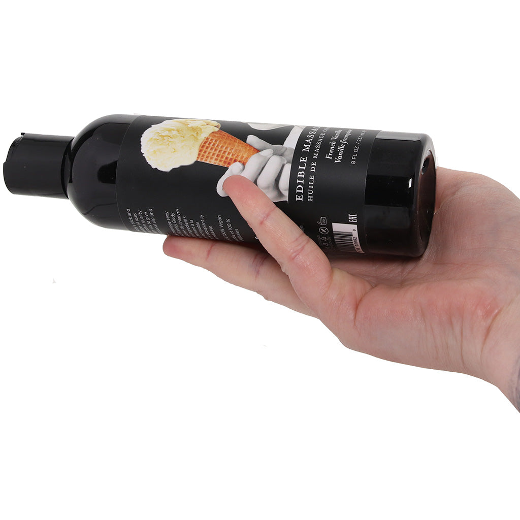 Edible Massage Oil 8oz/236ml in Vanilla