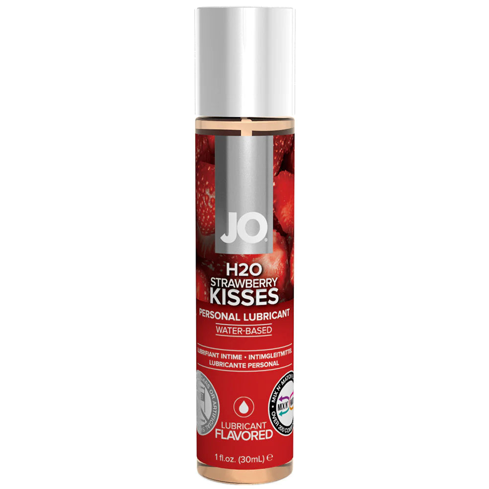 H2O Flavored Lube 1oz/30ml in Strawberry Kiss